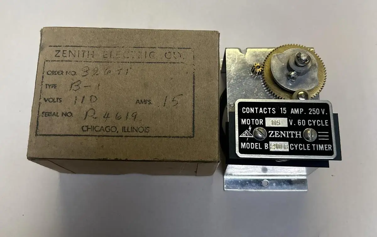 New | in-Stock ZENITH B210S Timers Ohio US | Surplus Asset Holdings #1245020