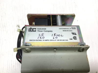 Industrial Timer Company SF Adjustable Timer Switch Rating 10A 125VA 120/240VAC