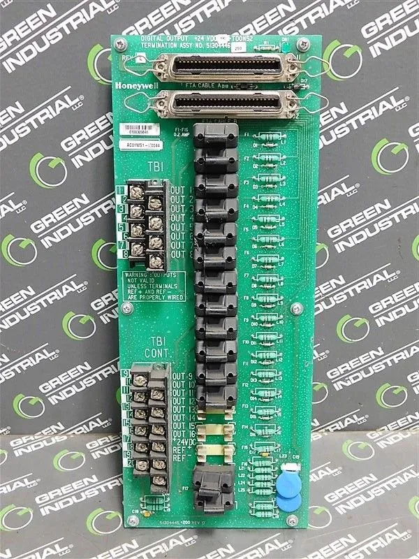 Honeywell 51304446-250 Digital Output Term. Assy. Rev. L Missing Fuses Used