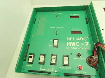 L-Tec HWC-7 Heliarc Union Carbide Welding Control Panel