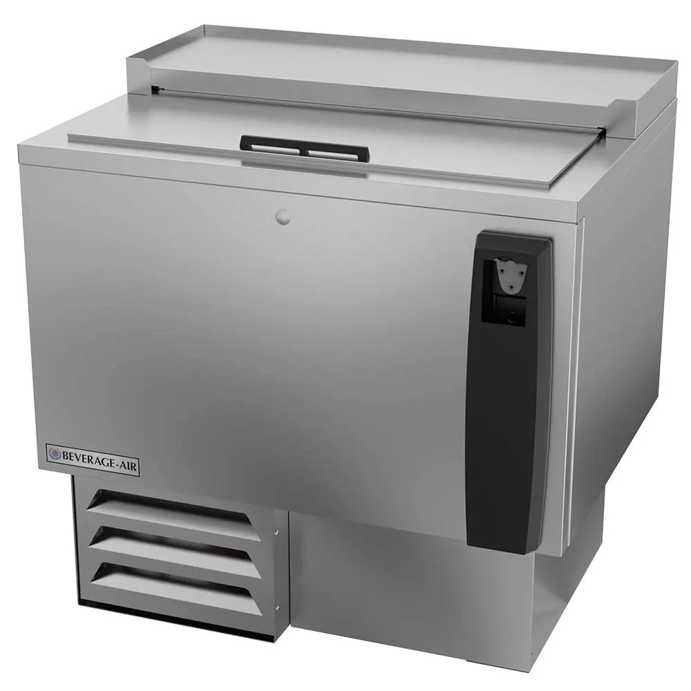 Beverage-Air SF34HC-S 34" Forced Air Bottle Cooler - Holds (223) 12 Oz Bottles, Stainless, 115v