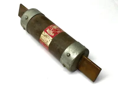 USED BUSSMANN FUSETRON DUAL ELEMENT TIME-DELAY FUSE CLASS RK5 600V 225A
