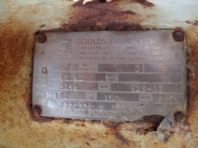 USED GOULDS 3796MT