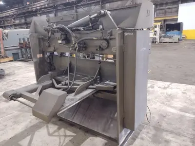 6' x 3/8" HTC MODEL #375-6S HYDRAULIC SHEAR: STOCK #21236