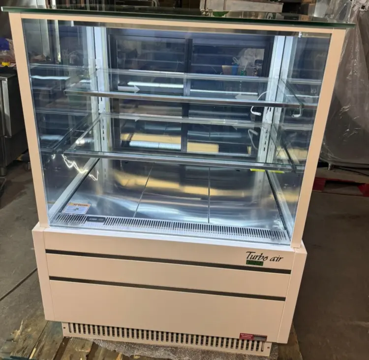 New | in-Stock Turbo Air TCGB-36UF-W-N Display Refrigerators | Direct Kitchen Equipment #1045875