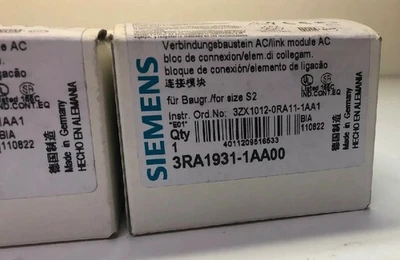 New | in-Stock SIEMENS 3RA1931-1AA00 Miscellaneous Equipment (Electrical & Power) | J&J Industrial Supply #503822