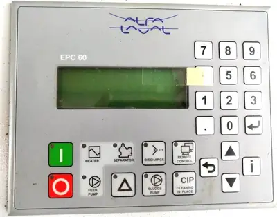 (2) Alfa-Laval EPC-60 control panels.