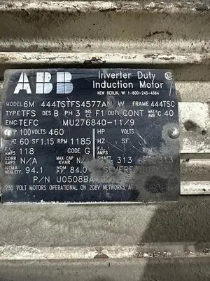 USED ABB SQUIRREL CAGE