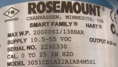 NEW ROSEMOUNT 3051CD1A22A1AB4M5S1 PRESSURE TRANSMITTER DP0070-1112-S6