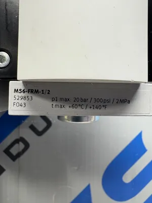 Festo MS6-SV-1/2-D-10V24P-2M12-SO-AG Other Hydraulics & Pneumatics | ESS Industrial Equipment Sales (11)