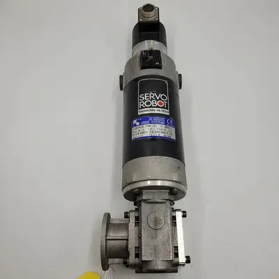 Used SERVO ROBOT SERVO ROBOT SERVO MOTOR MP66M K16 & SERVO BOT (MRV30 B14 F / PAM56 GEAR BOX / EL26A1000Z5L10X6JR Servo Motors | ND Industrial Surplus #1219413