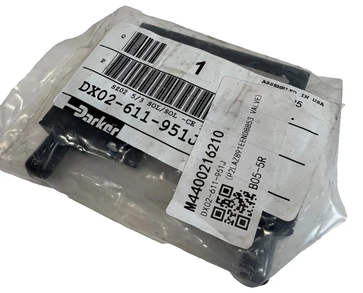 NEW PARKER DX02-611-951J SOLENOID VALVE DX02611951J