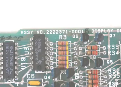 TEXAS INSTRUMENTS 2222371-0001 DISPLAY DRIVER BOARD 22223710001, REPAIRED
