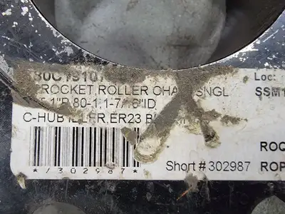 Idler Roller Chain Sprocket 80C19107I, Size 80, 19 Teeth