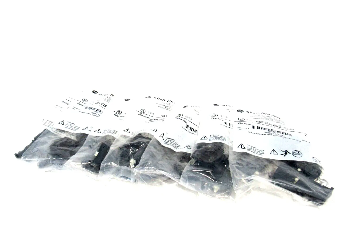 LOT OF 7 ALLEN BRADLEY 800F-PX04L CONTACT CARTRIDGES 800FPX04L NEW SURPLUS