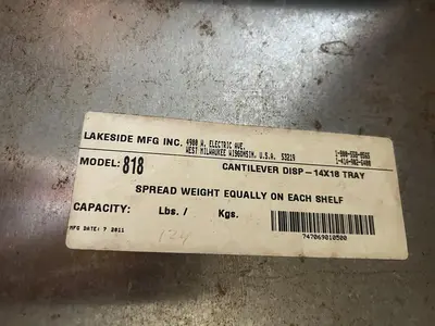 Used LAKESIDE 818 Restaurant Equipment (Miscellaneous) Florida US | BAM Discount Restaurant Equipment #1296423