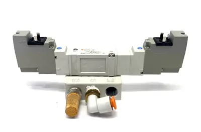 SY5440-6D | SMC  Solenoid Valve & Base - Used