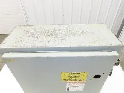Hoffman A202008LP Electrical Enclosure Control Panel 20x20x8" Back Plate JIC