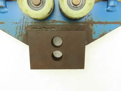 Gorbel Workstation Bridge Crane Hoist Push Trolley Welded Plate 14-3/8"L
