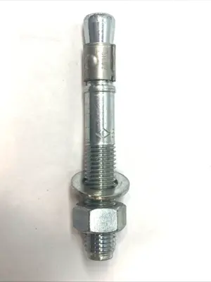 USED WURTH W-FA/S M20X150 5/27 FIXING BOLT ANCHOR W/ WASHER LOT OF 6