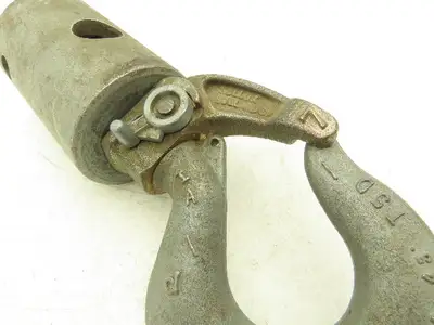 Crosby BL-O  4-Ton Hoist Swivel Hook Link Chain Nest 3/8-7/16" Self Close Gate