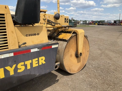 USED HYSTER C350B-D DOUBLE DRUM SMOOTH ROLLER