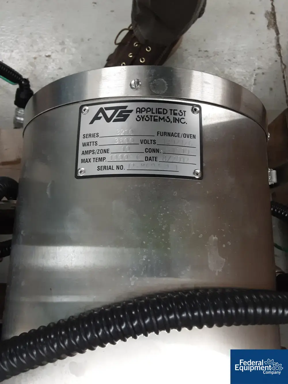 Used Applied Test Systems Applied Test Systems Series 3210 1" Split Tube Furnace Furnaces Michigan US | Federal Equipment Company #1506015