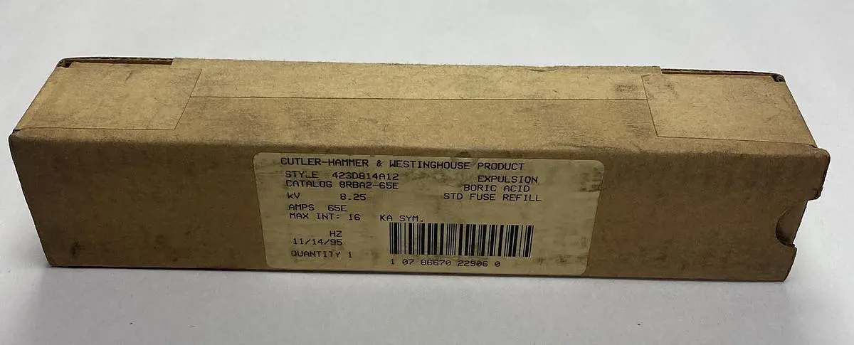 New | in-Stock CUTLER-HAMMER 8RBA2-65E Miscellaneous Equipment (Electrical & Power) | Surplus Asset Holdings #1188398