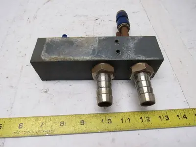 AVS Romer V 43-0077-10.ZF Composite Pneumatic Manifold Block From a L3030 Laser