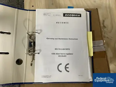 USED BECOMIX 3.5 Liter Becomix Planetary Mixer, Model RW 2.5, S/S