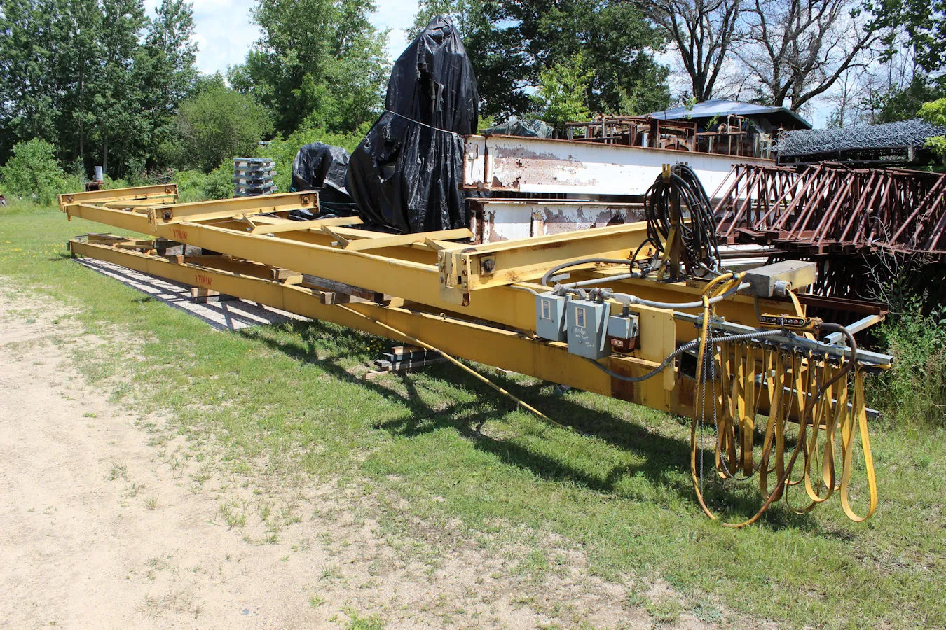 50' x 3 Ton Under Hung Bridge Crane
