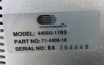 Comfab PLC 4406U-11BS / 71-4406-18 / IDX5466 Module Cards (4ea) 120VAC. 2B