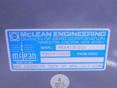New | in-Stock MCLEAN ENGINEERING _UNKNOWN_ Electronic Component Fans | OCO Industrial #1652430