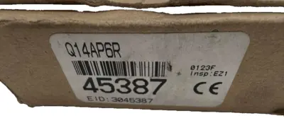 NEW BANNER ENGINEERING Q14AP6R PHOTOELECTRIC SENSOR RECEIVER 10-30VDC 45387