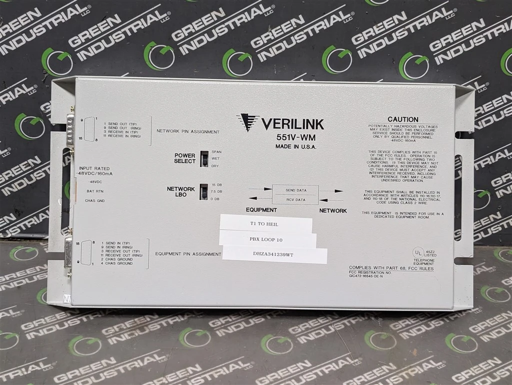Verilink 551V-WM Channel Service Unit T1-CSU Used