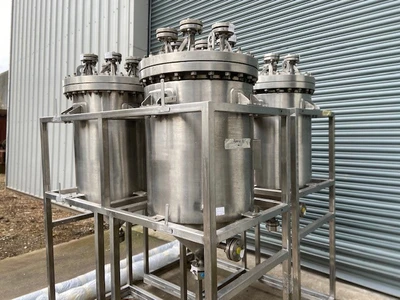 240L S/S JKTD Vertical Pressure vessels
