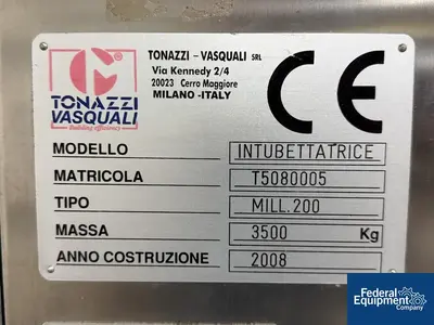 Used Tonazzi Vasquali Tonazzi Vasqauli Millennium Tube Filler, Model MILL.200 Tube Fillers Ohio US | Federal Equipment Company #420321