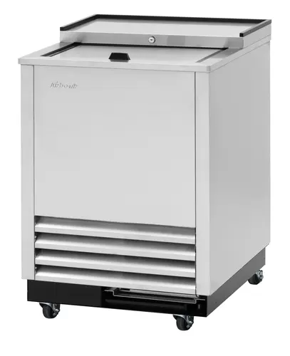 Turbo Air TBC-24SD-GF-N6 1 Section Glass Chiller w/ 48 Mug Capacity, Stainless, 115v