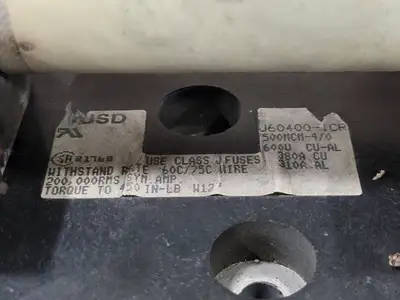 USED BUSSMANN J60400-1CR