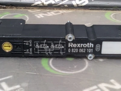 Rexroth 0820062101 Directional Solenoid Valve 2x3/2 Used