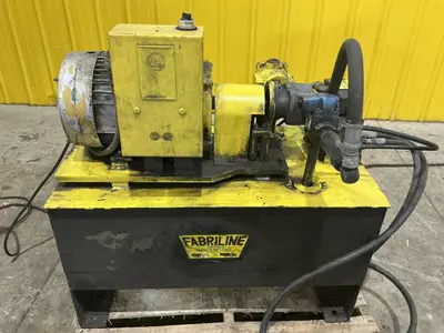 100 TON PEDDINGHAUS MODEL #WP-100-12  PORTABLE HYDRAULIC WEB PUNCH PRESS: YOBRO #24626