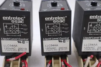 ENTRELEC SSAC LLC44A5A LIQUID LEVEL CONTROL 120VAC STOCK K-49-A