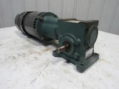 Dodge Tigear #17 1/2Hp Gear Motor Speed Reducer 26:1 Ratio W/Brake