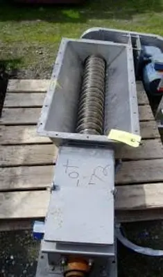 Feeder, Screw, 6" X 5', S/st, 1.2 HP, #S733522