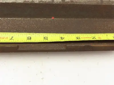 Press Brake Gooseneck Punch Die 29-5/16" Long 90° V 3/8" Finger 3-3/4" H