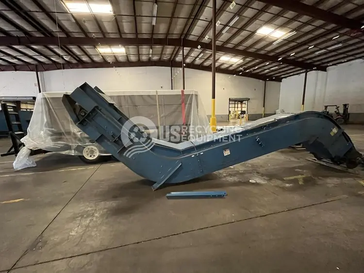 Used MAYFRAN 18" X 19' HOCKEY STICK STEEL BELT CONVEYOR Conveyors Indiana US | US Recycling Equipment #946082