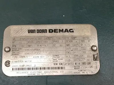 USED VAN DORN DEMAG P28G7061B