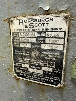 HORSBURCH & SCOTT DRIVE & GEARBOX: STOCK #20406