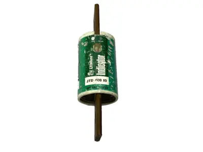 USED LITTELFUSE TIME-DELAY CURRENT LIMITING FUSE CLASS J 600VAC 400A