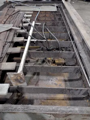 8' X 15' WATERJET TANK / PLASMA CUTTING TABLE: STOCK #23334
